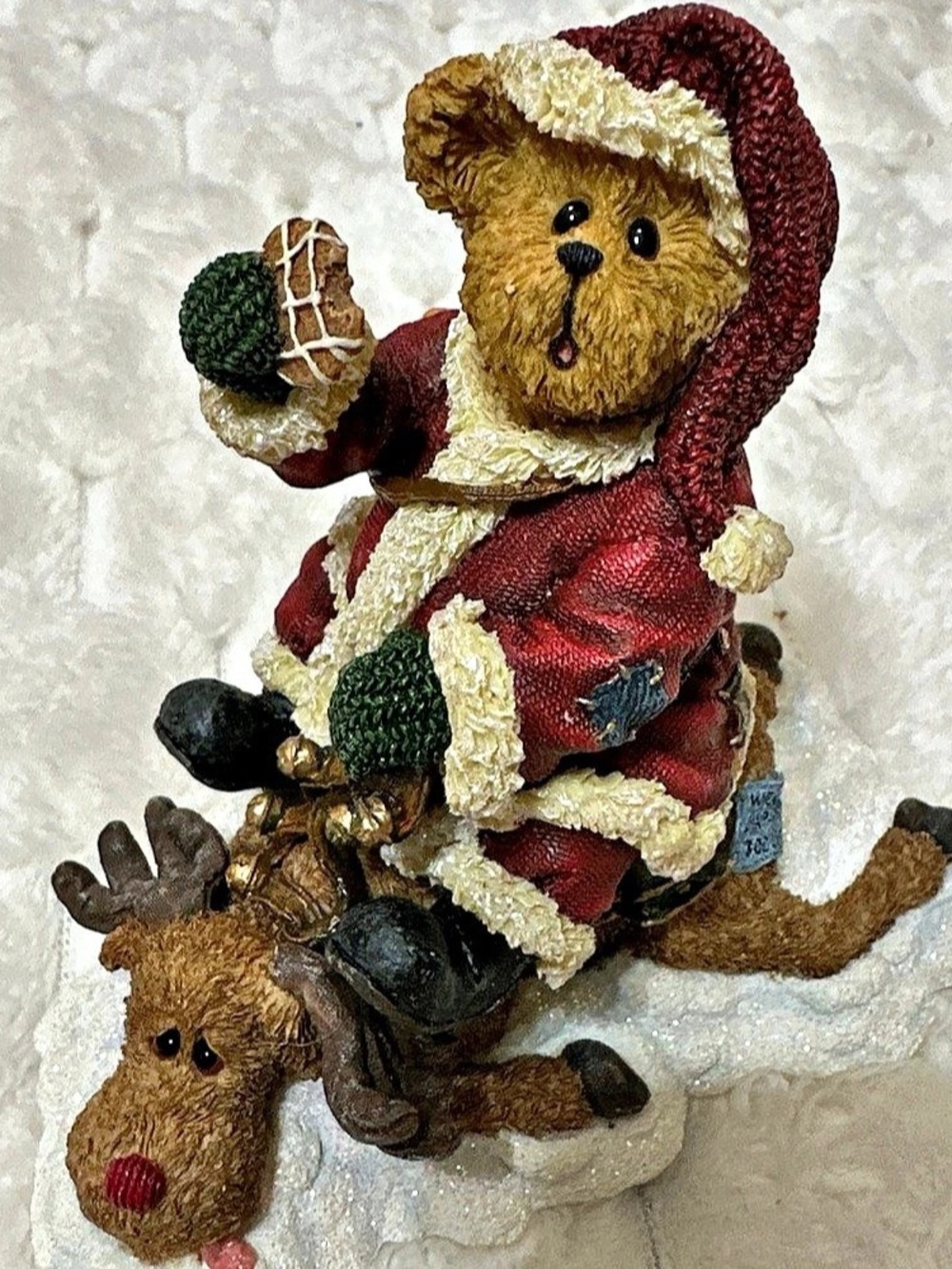 Boyds Bears & Friends Jolly O' St. Pudgenick on Pancake - Heavy Load Holiday